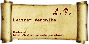 Leitner Veronika névjegykártya